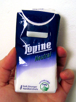 Topine Neutral - Soft, Stronger Handkerchiefs, 3-ply